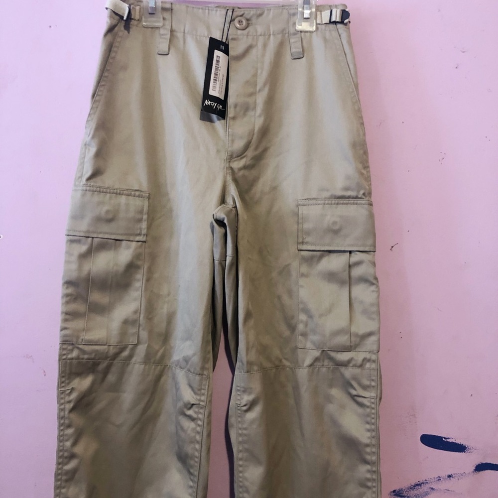 Nasty Gal High Waisted Utility Pants